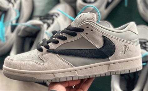 fake travis scott playstation shoes|travis scott playstation dunks price.